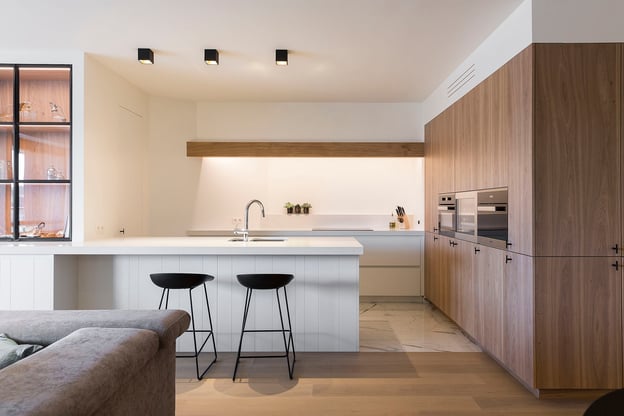 hedendaagse keuken G-vorm