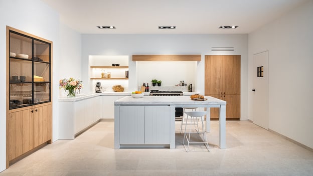 open en gesloten kasten keuken