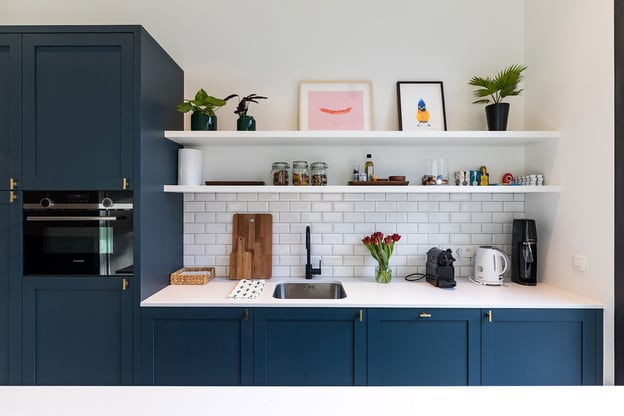 felle kleuren in de keuken
