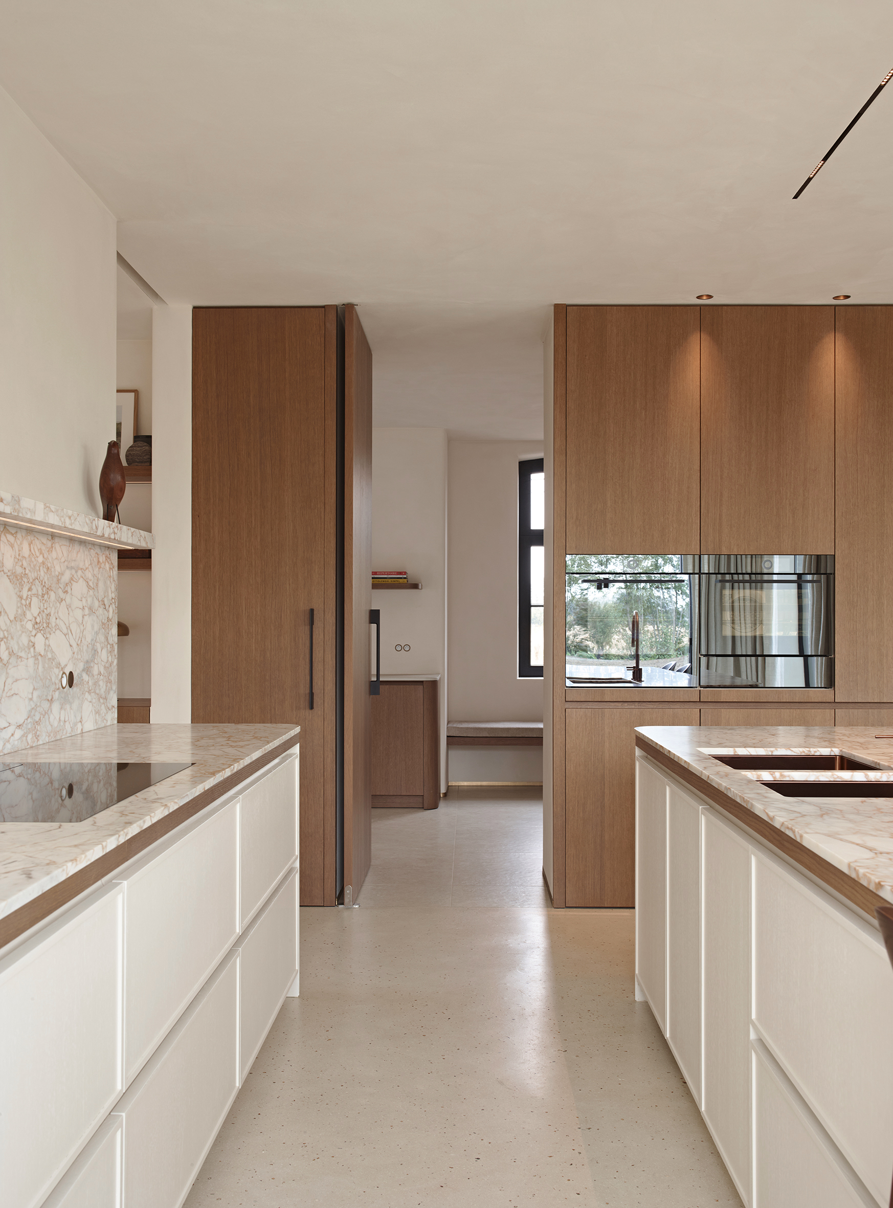 Dekeyzer, keuken, Keukeneiland, Marmer, interieurarchitectuur, modern landelijk, kasten, bijkeuken, 28